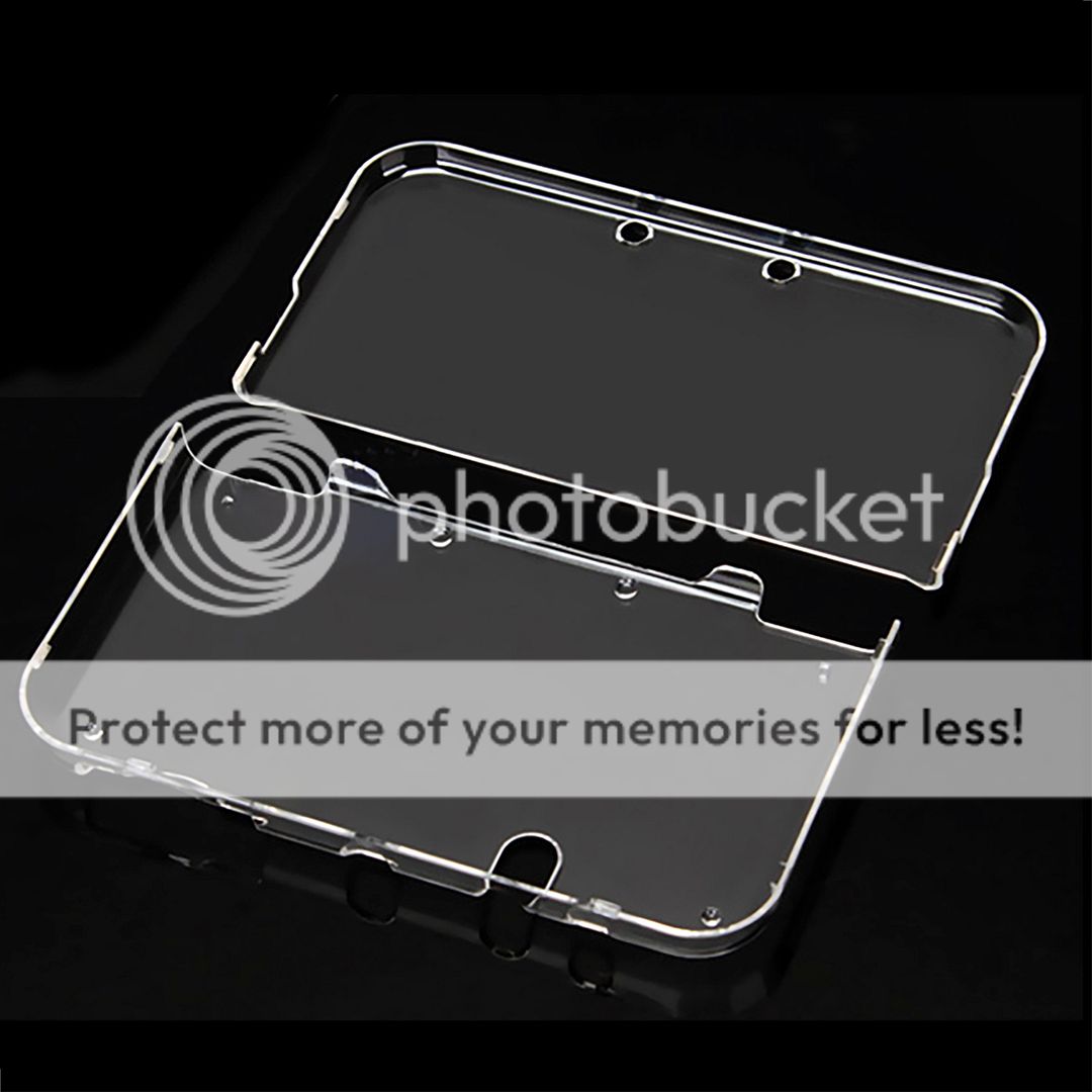 Crystal Clear Hard Case Shell Transparent Skin Cover For NEW Nintendo